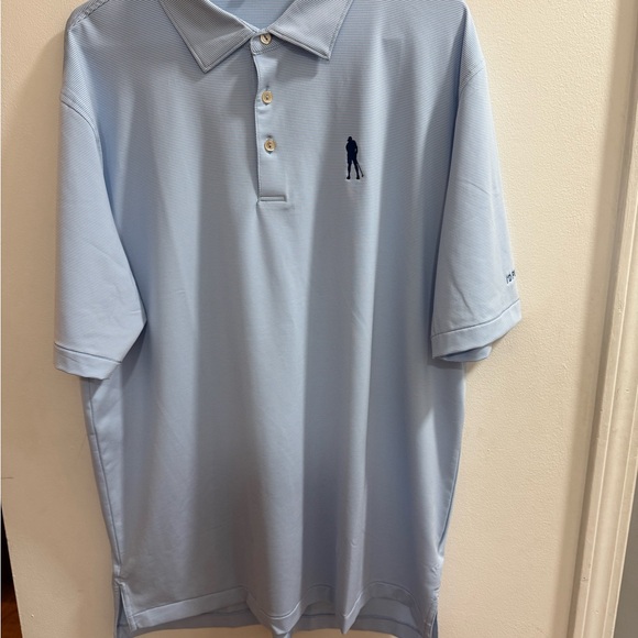 Peter Millar Sky Blue Polo Shirt - Picture 1 of 3